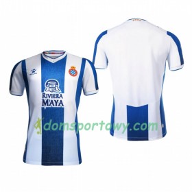 Koszulka RCD Espanyol Domowe Koszulki Piłkarskie 2019-2020 Krótki Rękaw